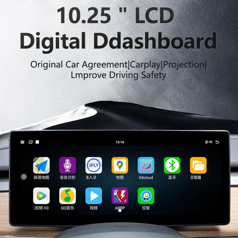 10.25" Touch Screen Model Y, 10.25" Touch Screen Model 3